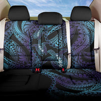 Polynesia Sea Turtle Day Back Car Seat Cover Tribal Honu Plumeria Polynesian Pattern