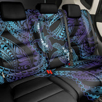 Polynesia Sea Turtle Day Back Car Seat Cover Tribal Honu Plumeria Polynesian Pattern