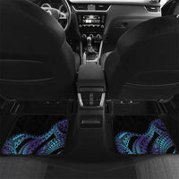 Polynesia Sea Turtle Day Car Mats Tribal Honu Plumeria Polynesian Pattern