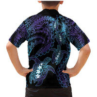 Polynesia Sea Turtle Day Family Matching Mermaid Dress and Hawaiian Shirt Tribal Honu Plumeria Polynesian Pattern
