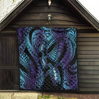Polynesia Sea Turtle Day Quilt Tribal Honu Plumeria Polynesian Pattern