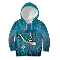 World Sea Turtle Day Polynesia Kid Hoodie Go With The Flow