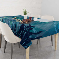 World Sea Turtle Day Polynesia Tablecloth Go With The Flow