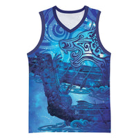 Kuri New Zealand Matariki Basketball Jersey Aotearoa Dog Waka Maori New Year Galaxy Vibes