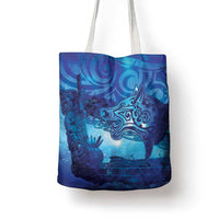 Kuri New Zealand Matariki Tote Bag Aotearoa Dog Waka Maori New Year Galaxy Vibes