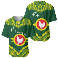 Manu'a Flag Day Baseball Jersey Polynesian Pattern National Color Proud