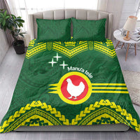 Manu'a Flag Day Bedding Set Polynesian Pattern National Color Proud