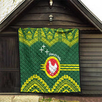 Manu'a Flag Day Quilt Polynesian Pattern National Color Proud