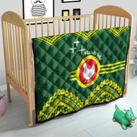 Manu'a Flag Day Quilt Polynesian Pattern National Color Proud