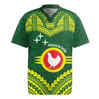 Manu'a Flag Day Rugby Jersey Polynesian Pattern National Color Proud