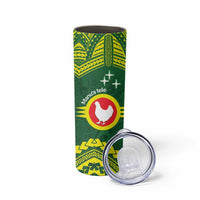 Manu'a Flag Day Skinny Tumbler Polynesian Pattern National Color Proud LT14 - Polynesian Pride