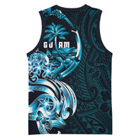 Asut Guam Chamorro Basketball Jersey Guahan Seal Tattoo LT14 - Polynesian Pride