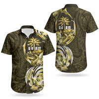 Amariyu Guam Chamorro Couples Matching Tank Maxi Dress and Hawaiian Shirt Guahan Seal Tattoo LT14 - Polynesian Pride