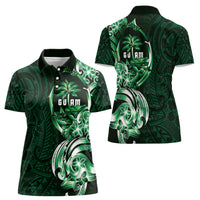 Betde Guam Chamorro Women Polo Shirt Guahan Seal Tattoo LT14 - Polynesian Pride