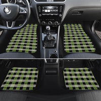 Aloha Hawaii Pakalana Pikake Lei Car Mats Palaka Inspired Hawaiian-plaid Black