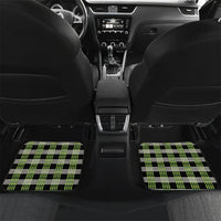Aloha Hawaii Pakalana Pikake Lei Car Mats Palaka Inspired Hawaiian-plaid Black
