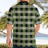 Aloha Hawaii Pakalana Pikake Lei Hawaiian Shirt Palaka Inspired Hawaiian-plaid Black