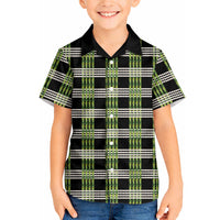 Aloha Hawaii Pakalana Pikake Lei Hawaiian Shirt Palaka Inspired Hawaiian-plaid Black