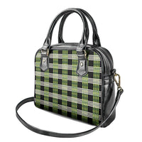 Aloha Hawaii Pakalana Pikake Lei Shoulder Handbag Palaka Inspired Hawaiian-plaid Black