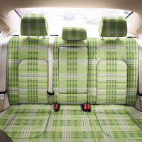 Aloha Hawaii Pakalana Pikake Lei Back Car Seat Cover Palaka Inspired Hawaiian-plaid Pastel Green