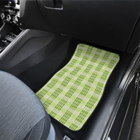 Aloha Hawaii Pakalana Pikake Lei Car Mats Palaka Inspired Hawaiian-plaid Pastel Green