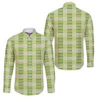 Aloha Hawaii Pakalana Pikake Lei Family Matching Tank Maxi Dress and Hawaiian Shirt Palaka Inspired Hawaiian-plaid Pastel Green