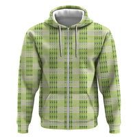 Aloha Hawaii Pakalana Pikake Lei Hoodie Palaka Inspired Hawaiian-plaid Pastel Green