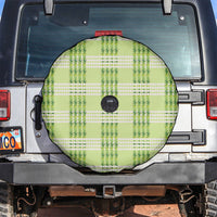 Aloha Hawaii Pakalana Pikake Lei Spare Tire Cover Palaka Inspired Hawaiian-plaid Pastel Green