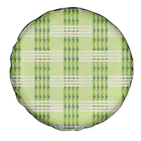 Aloha Hawaii Pakalana Pikake Lei Spare Tire Cover Palaka Inspired Hawaiian-plaid Pastel Green