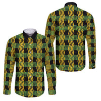 Aloha Hawaii Ilima Maile Lei Family Matching Summer Maxi Dress and Hawaiian Shirt Palaka Inspired Hawaiian-plaid Black