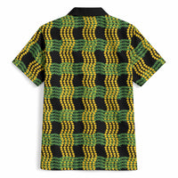 Aloha Hawaii Ilima Maile Lei Hawaiian Shirt Palaka Inspired Hawaiian-plaid Black