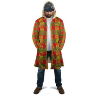 Aloha Hawaii Ilima Maile Lei Cloak Palaka Inspired Hawaiian-plaid Red