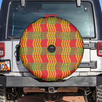 Aloha Hawaii Ilima Maile Lei Spare Tire Cover Palaka Inspired Hawaiian-plaid Red