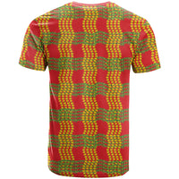 Aloha Hawaii Ilima Maile Lei T Shirt Palaka Inspired Hawaiian-plaid Red