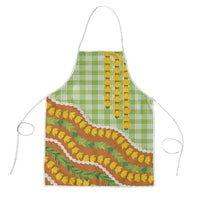 Hawaii Leis Palaka Motifs Apron Pikake Pakalana Maile Ilima Kakau Style