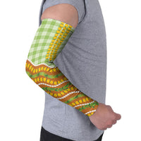 Hawaii Leis Palaka Motifs Arm Sleeves Pikake Pakalana Maile Ilima Kakau Style