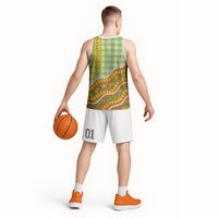 Hawaii Leis Palaka Motifs Basketball Jersey Pikake Pakalana Maile Ilima Kakau Style