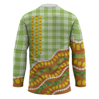 Hawaii Leis Palaka Motifs Hockey Jersey Pikake Pakalana Maile Ilima Kakau Style