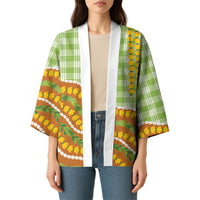 Hawaii Leis Palaka Motifs Kimono Pikake Pakalana Maile Ilima Kakau Style