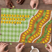 Hawaii Leis Palaka Motifs Puzzle Pikake Pakalana Maile Ilima Kakau Style