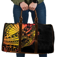 Gradient Marquesas Islands Travel Bag Marquesan Matatiki Hammerhead Shark Patutiki - Polynesian Pride