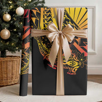 Gradient Marquesas Islands Wrapping Paper Marquesan Matatiki Hammerhead Shark Patutiki - Polynesian Pride