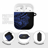 Blue Marquesas Islands AirPods Case Marquesan Matatiki Hammerhead Shark Patutiki LT14 - Polynesian Pride