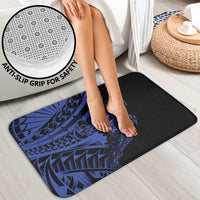 Blue Marquesas Islands Bathroom Set Marquesan Matatiki Hammerhead Shark Patutiki - Polynesian Pride