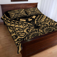 Austral Islands Quilt Bed Set Tuhaa Pae Penu Stars Necklace Gold - Polynesian Pride