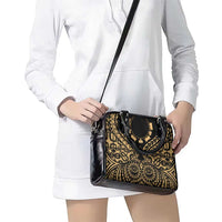 Austral Islands Shoulder Handbag Tuhaa Pae Penu Stars Necklace Gold - Polynesian Pride