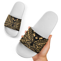 Austral Islands Slide Sandals Tuhaa Pae Penu Stars Necklace Gold - Polynesian Pride