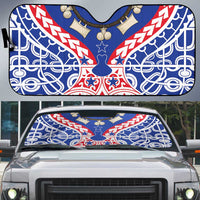 Austral Islands Auto Sun Shade Tuhaa Pae Penu Stars Necklace Red - Polynesian Pride