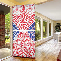 Austral Islands Door Cover Tuhaa Pae Penu Stars Necklace Red - Polynesian Pride