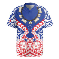 Austral Islands Rugby Jersey Tuhaa Pae Penu Stars Necklace Red - Polynesian Pride